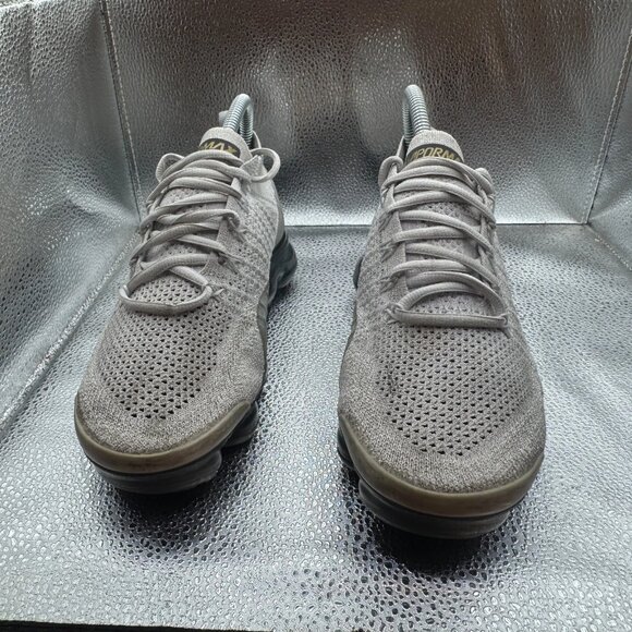 Size 8 Nike Air Vapormax Flyknit 2 Womens NBY Platinum‎ Gold Shoes 942843-010 - Picture 5 of 11